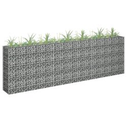 Gabion Raised Bed--Silver