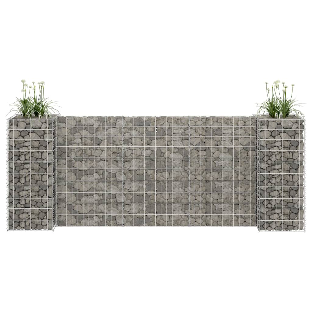 H-Shaped Gabion Planter