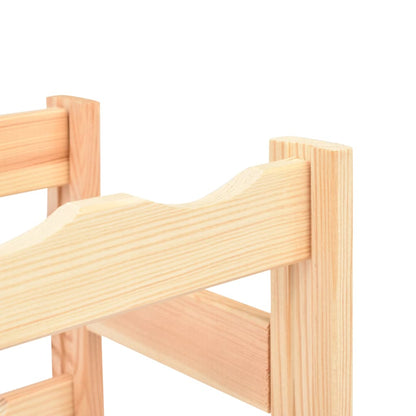 Wine Rack for 12 Bottles Solid Wood Pine