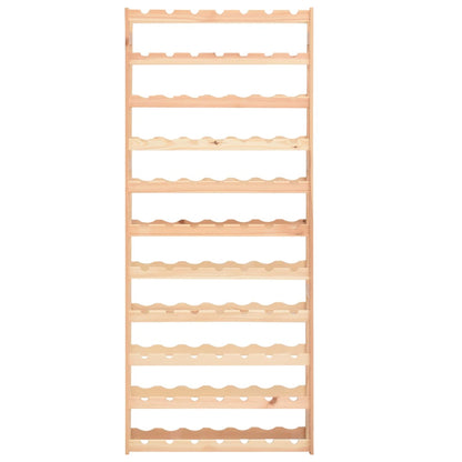 Wine Rack for 77 Bottles Solid Wood Pine