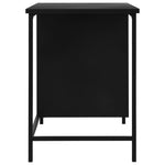 Desk with Drawers Industrial Black Steel