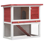 Rabbit Hutch 1 Door Red Wood