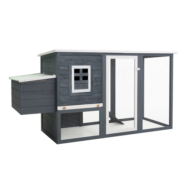  Chicken Cage Hen House-Grey
