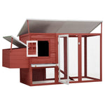Chicken Cage Hen House-Red