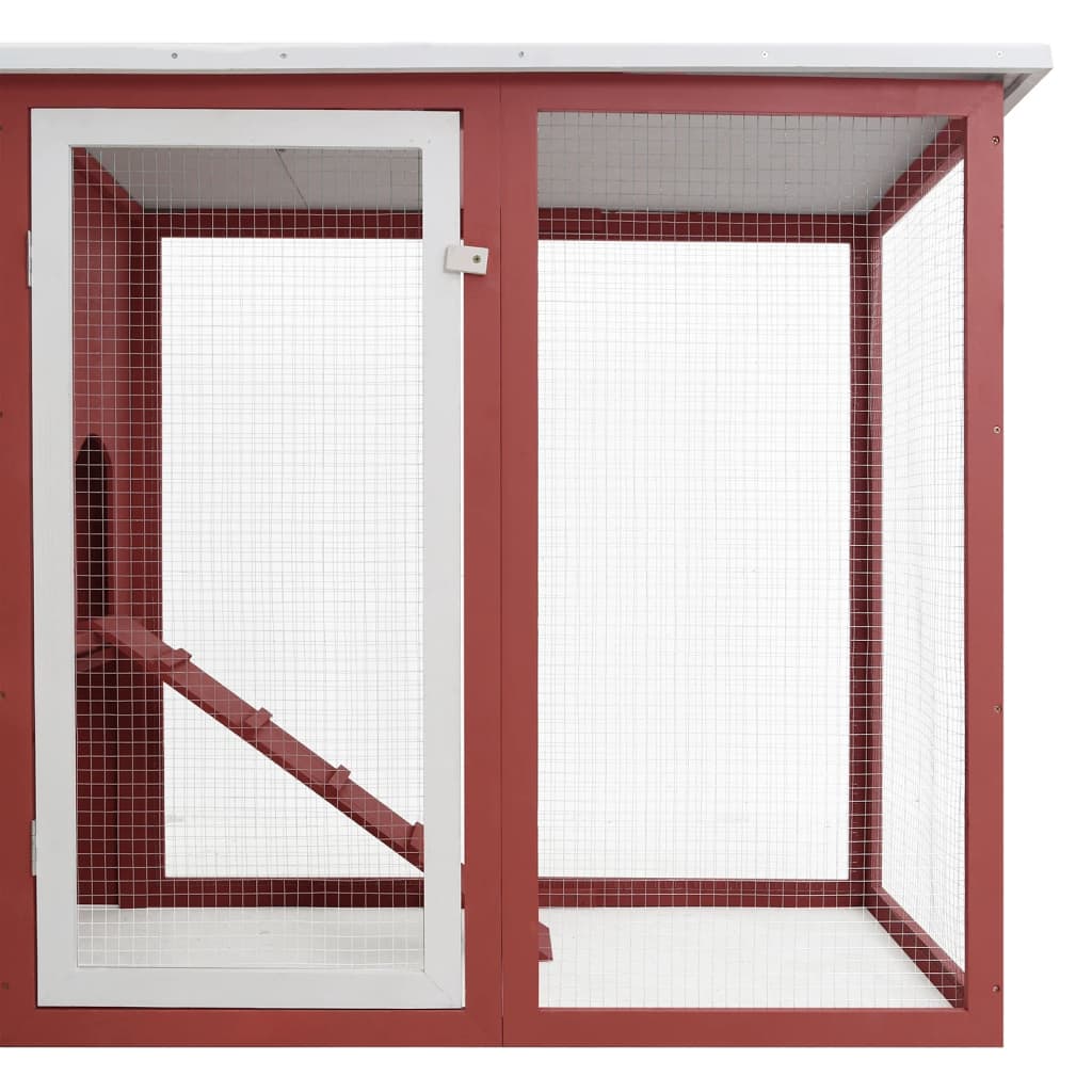 Chicken Cage Hen House-Red