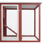 Chicken Cage Hen House-Red