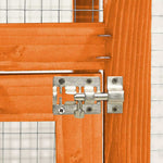 Rabbit Hutch Solid Firwood 140x63x120cm Outdoor Pet Cage