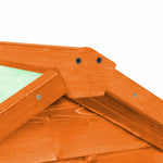 Rabbit Hutch Solid Firwood 140x63x120cm Outdoor Pet Cage