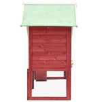 Rabbit Hutch Red And White Solid Firwood