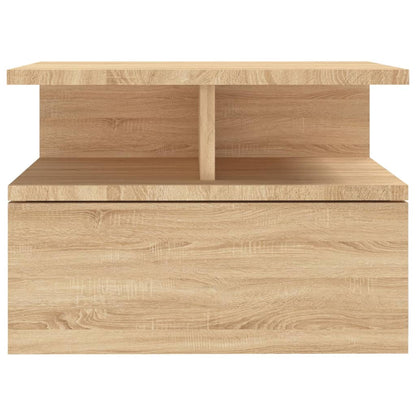 Floating Nightstand Sonoma Oak Chipboard