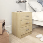 Bedside Cabinets 2 pcs Sonoma Oak - Chipboard