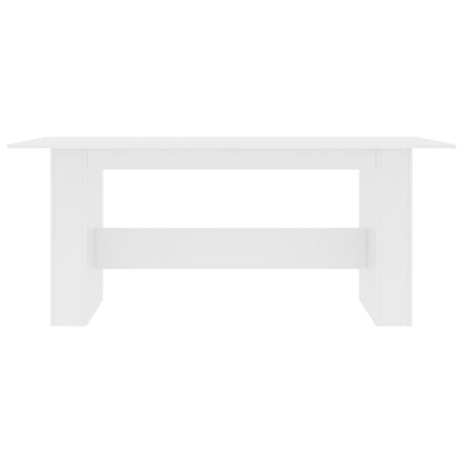 Dining Table  White Chipboard