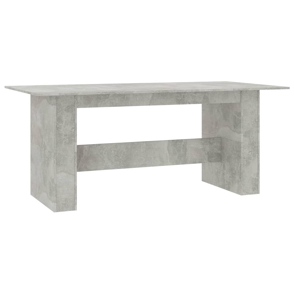 Dining Table Concrete Grey Chipboard - 180×90×76cm