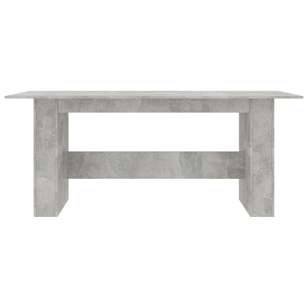Dining Table Concrete Grey Chipboard - 180×90×76cm