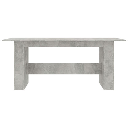 Dining Table Concrete Grey Chipboard - 180×90×76cm