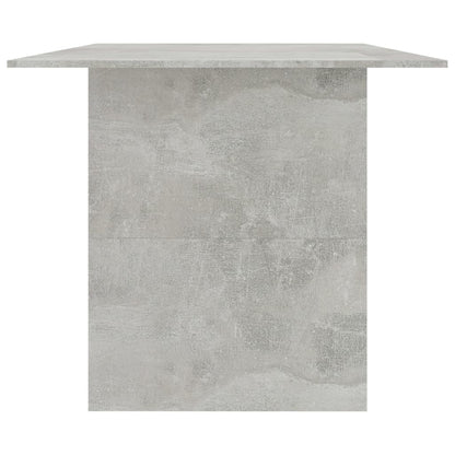 Dining Table Concrete Grey Chipboard - 180×90×76cm