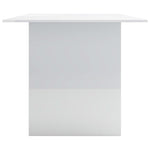 Dining Table High Gloss White- Chipboard