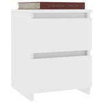 Bedside Cabinet White - Chipboard