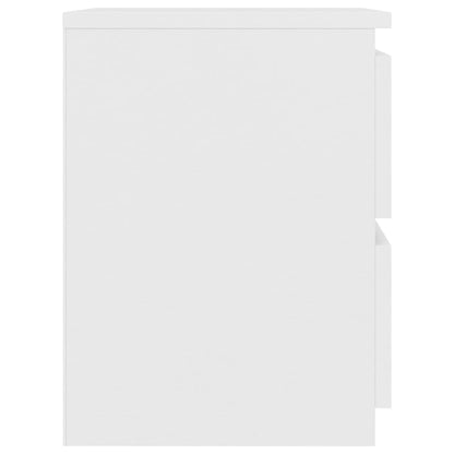 Bedside Cabinet White - Chipboard