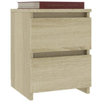 Bedside Cabinet Oak -Chipboard