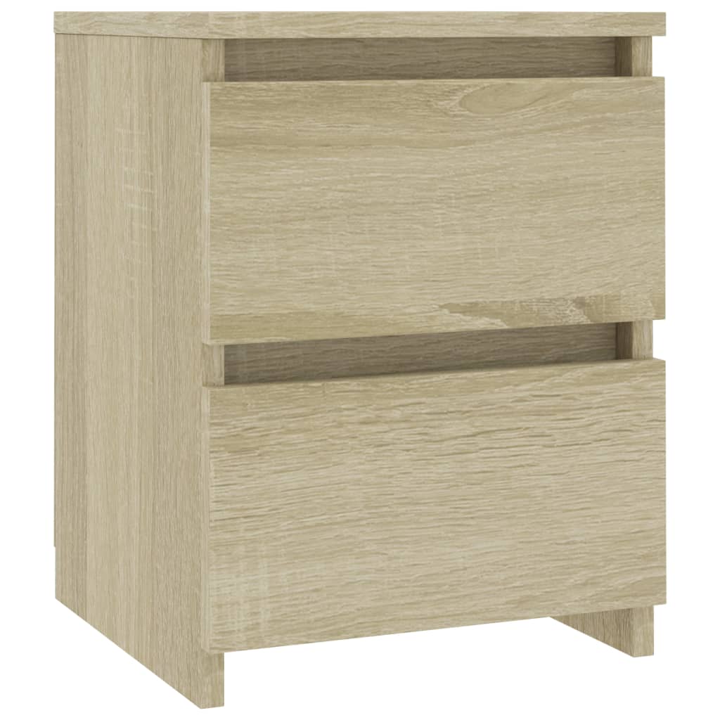 Bedside Cabinets 2 pcs Sonoma Oak Chipboard - 30×30×40cm