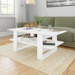 Coffee Table High Gloss White  Chipboard