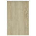 Desk White and Sonoma Oak -Chipboard