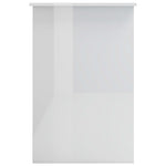 Desk High Gloss White Chipboard