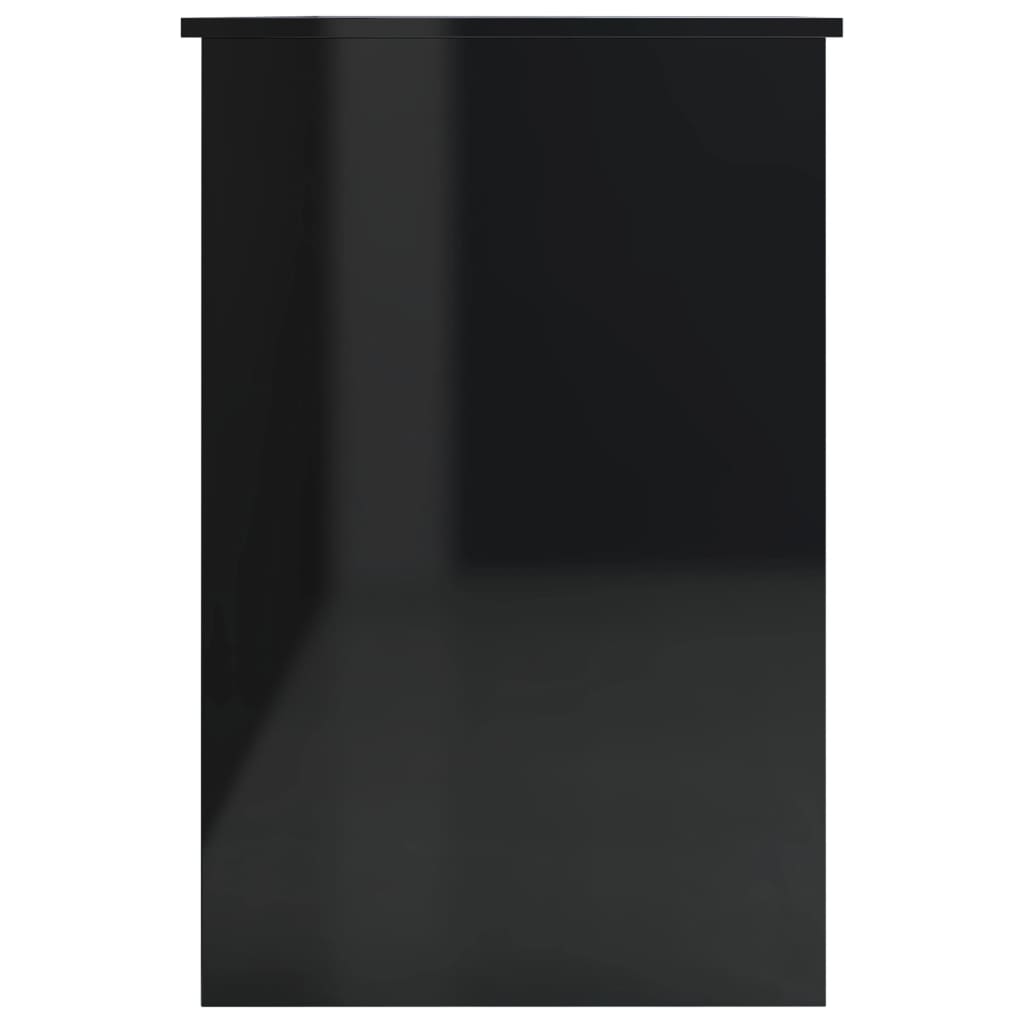 Desk High Gloss Black - Chipboard