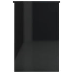 Desk High Gloss Black - Chipboard