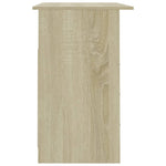 Desk with Drawers Sonoma Oak  Chipboard