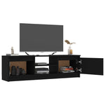 TV Cabinet Black-Chipboard