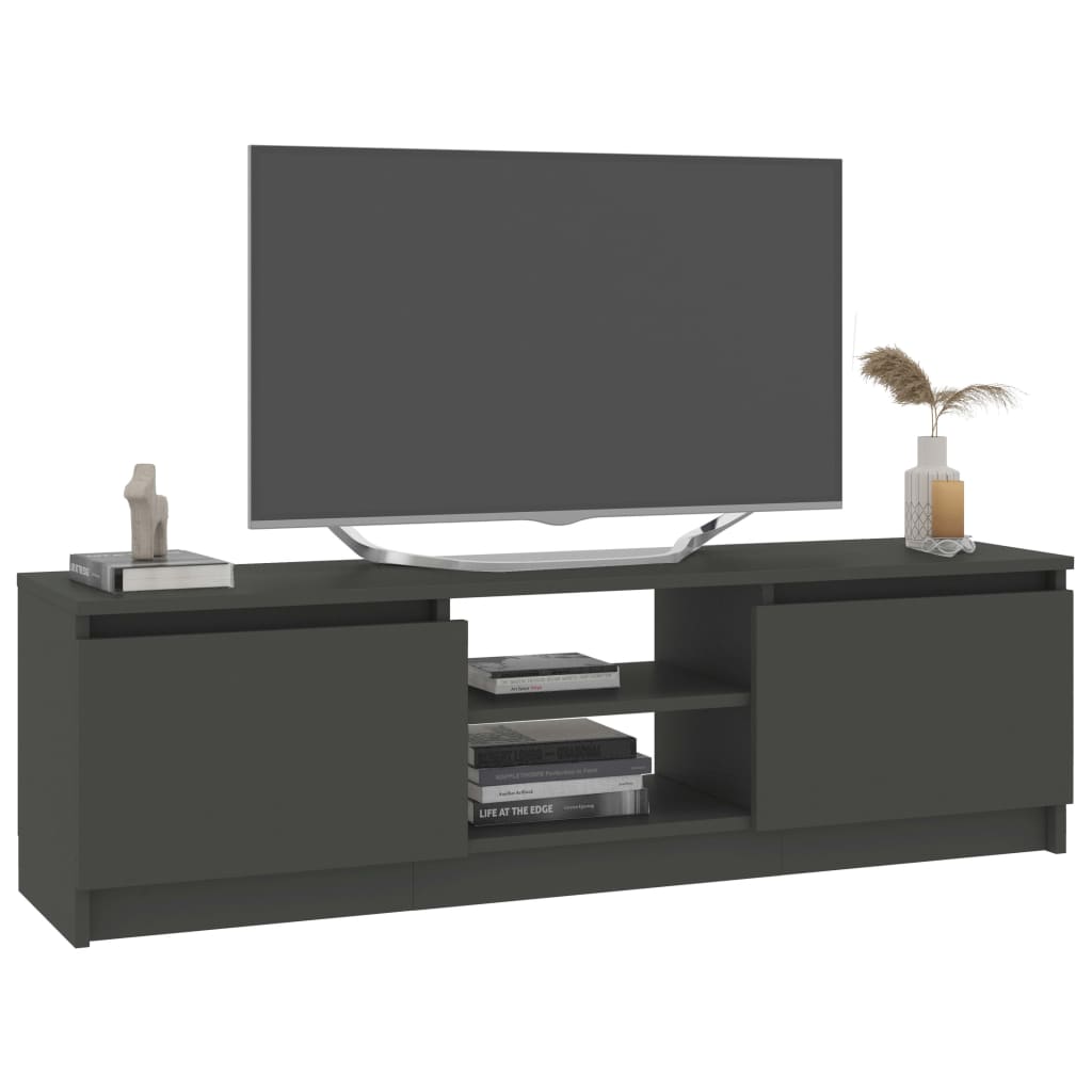 TV Cabinet Grey-Chipboard