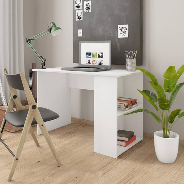  Desk White Chipboard