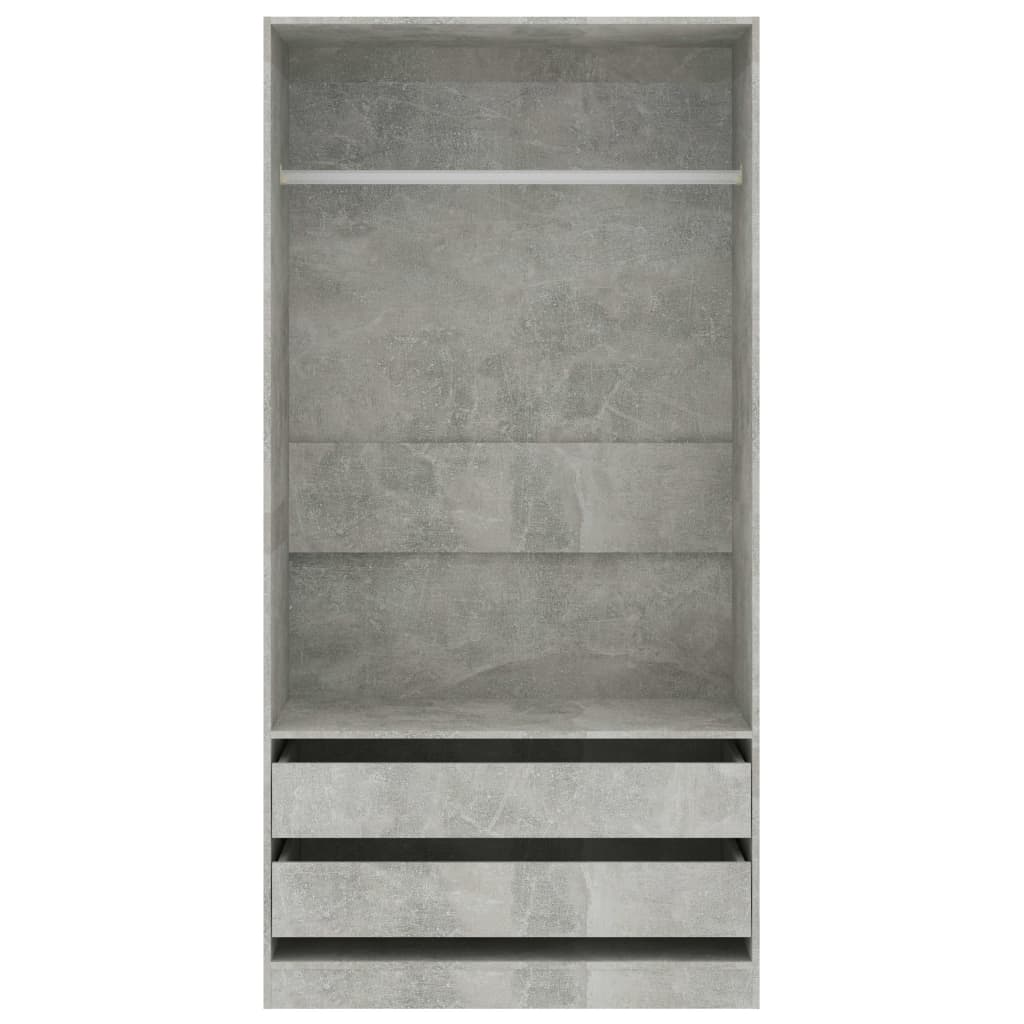 Wardrobe Concrete Chipboard