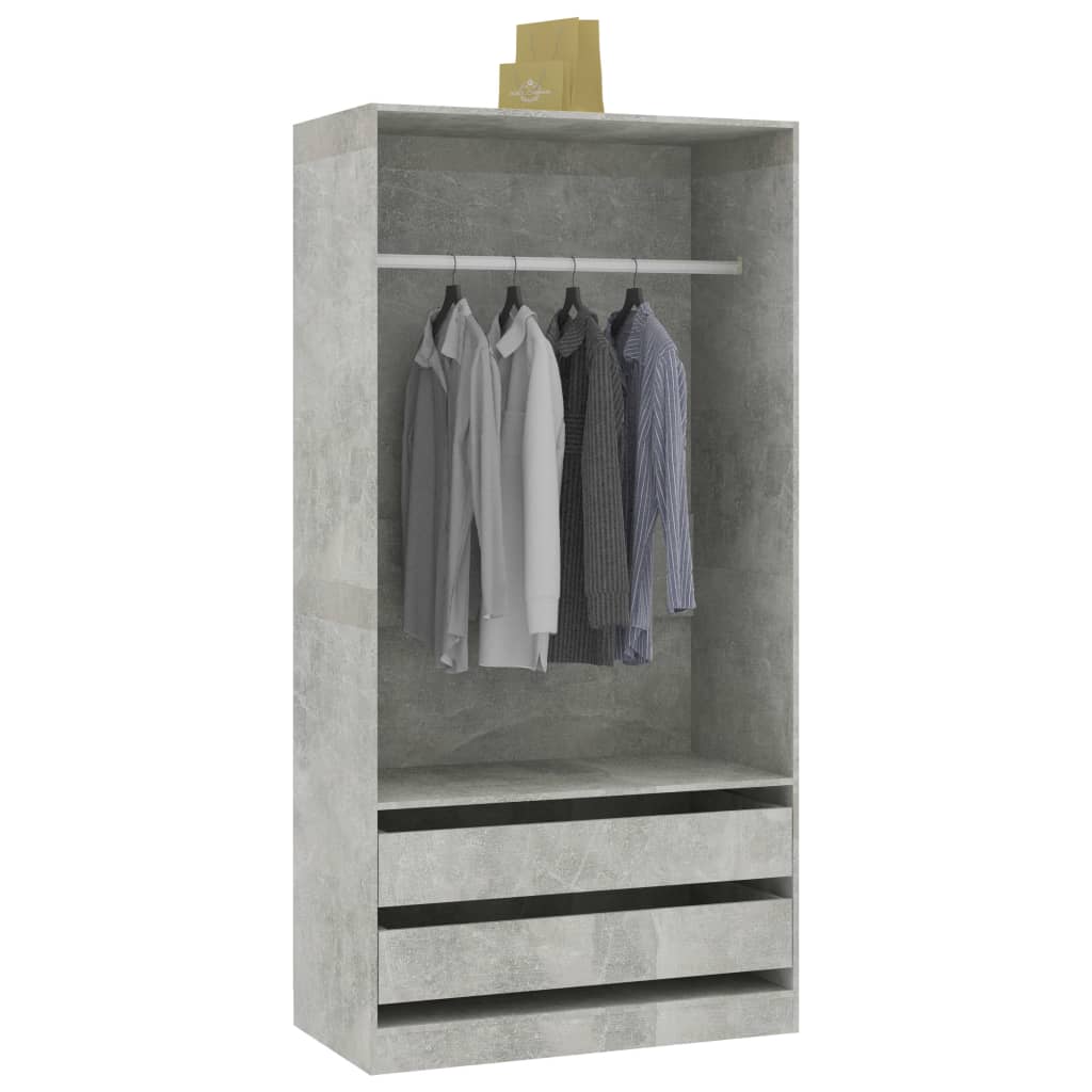 Wardrobe Concrete Chipboard