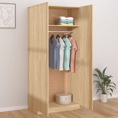Wardrobe Oak Chipboard