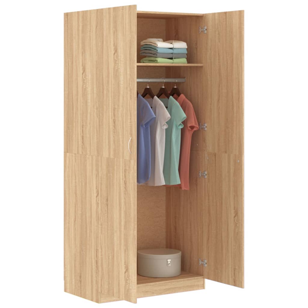 Wardrobe Oak Chipboard