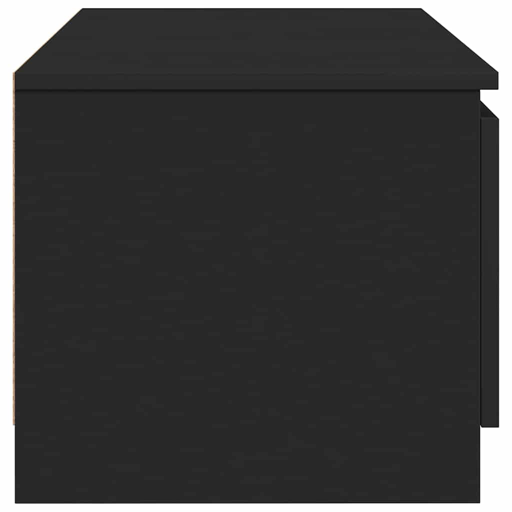 TV Cabinet Black 140cm Entertainment Unit | HomeAndLiving