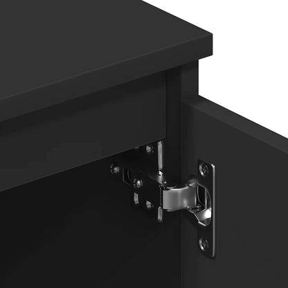 TV Cabinet Black 140cm Entertainment Unit | HomeAndLiving