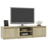 TV Cabinet Oak Chipboard