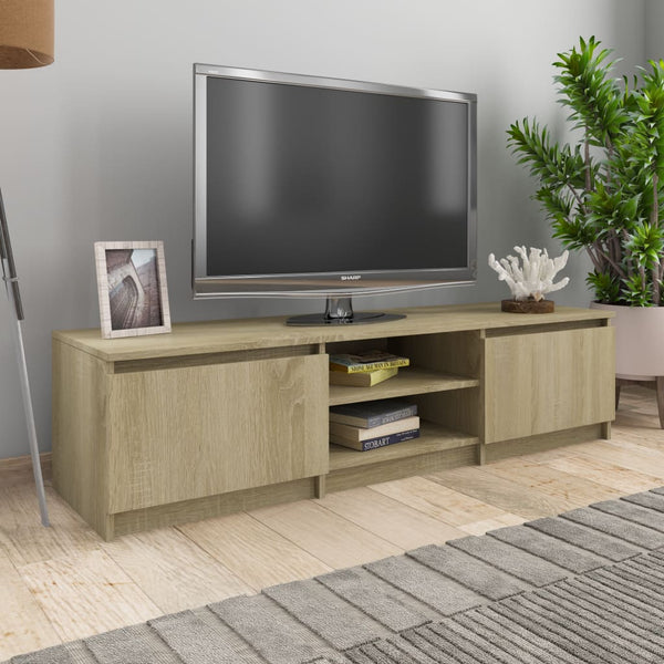  TV Cabinet Oak Chipboard