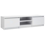 TV Cabinet High Gloss White, Chipboard