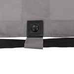 Folding Camping Cot Grey Steel