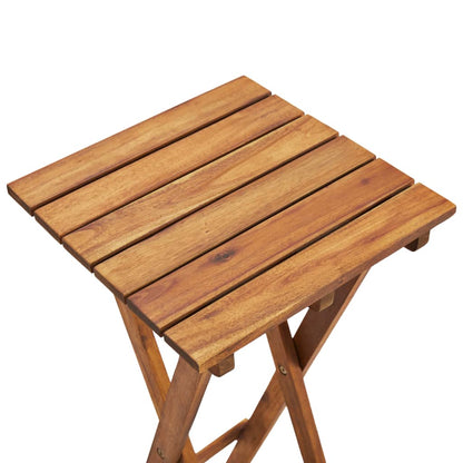 Plant Stand Solid Acacia Wood - 30×30×67cm