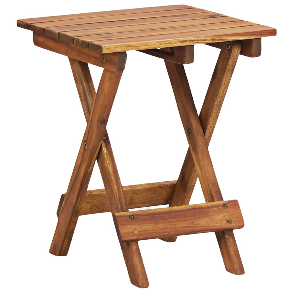 Plant Stand Solid Acacia Wood - 30×30×38cm