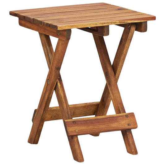 Plant Stand Solid Acacia Wood - 30×30×38cm