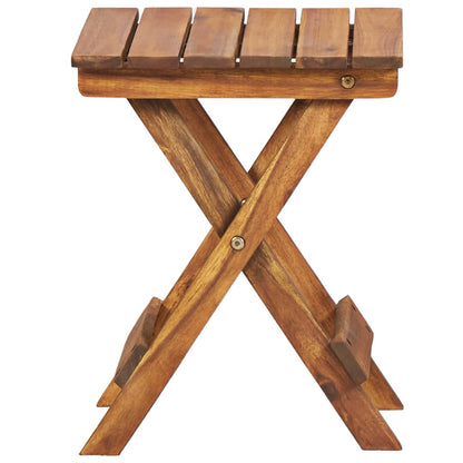Plant Stand Solid Acacia Wood - 30×30×38cm