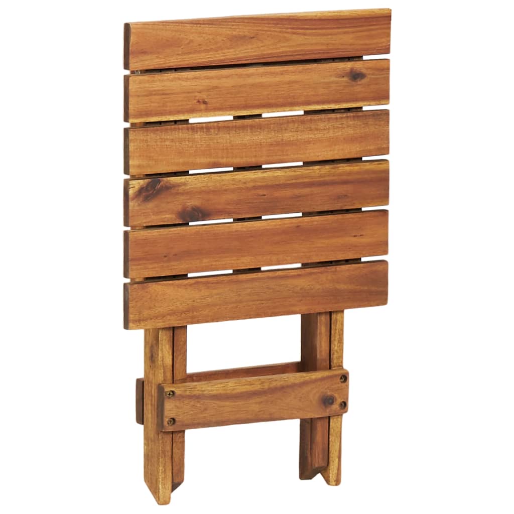 Plant Stand Solid Acacia Wood - 30×30×38cm