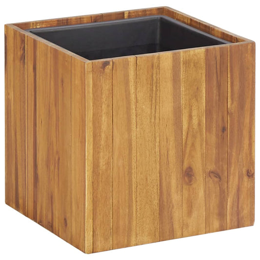 Garden Planter Pot Solid Acacia Wood - 33,5×33,5×33,5cm